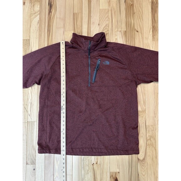 The North Face Sweater Mens XXL Burgundy Canyonlands Half Zip Pullover Casual - Picture 8 of 10